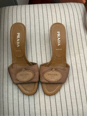 Vintage Prada Milano mule heels